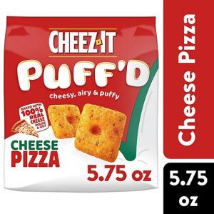 Cheez-It Puffd Cheesy Baked Snacks Cheese Pizza Puffed Snack Crackers - 5.75 Oz