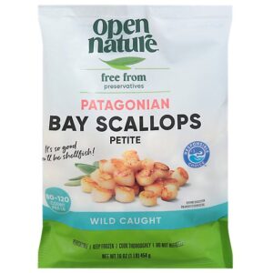 Open Nature Bay Scallops Patagonian - 16 Oz