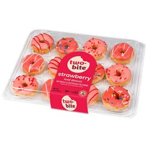 2b Strawberry Assorted Mini Donuts - 8 OZ