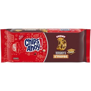 CHIPS AHOY! Chewy Hershey's S'mores Milk Chocolate Chip Cookies Limited Edition packs - 9.6 Oz