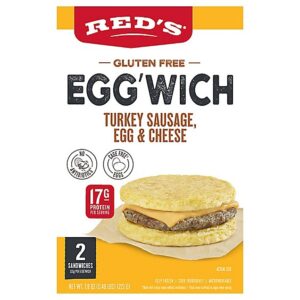 Reds Eggwich Turkey Sausage Egg Cheese - 7.8 Oz