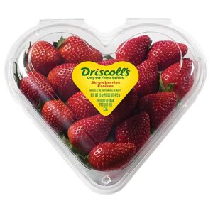 Driscolls Strawberries Heart Shaped - 0.5 Lb