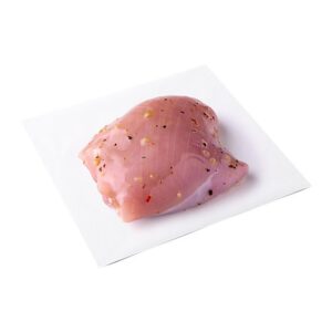 Chicken Thighs Boneless Parmesan Garlic Up To 10% Solution - LB