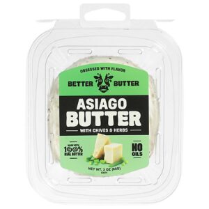 Better Butter Asiago And Chive Butter - 3 Oz