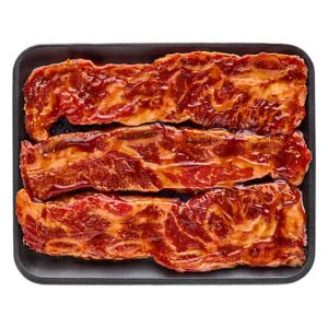 Usda Choice Beef Flanken Rib Bi Bourbon Pepper Marinadd Up To 10% Solution - LB