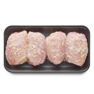 Chichen Thigh Boneless Garlic Parmesan Marindate Up To 10% Solution - LB