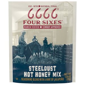 Four Sixes Seasoning Steeldust Hot Honey Mix Blend 1.25oz - 1.25 OZ