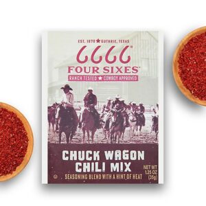 Four Sixes Seasoning Chuck Wagon Chili Mixnd With A Hint Of Heat 1.25oz - 1.25 OZ