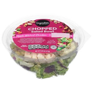 Signature Select Salad Bowl Apple Walnut Chicken 6.25 Oz - 6.25 OZ