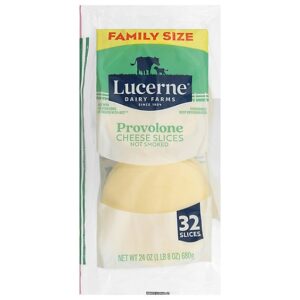 Lucerne Provolone Cheese Slices Family Size 24 Oz - 24 OZ