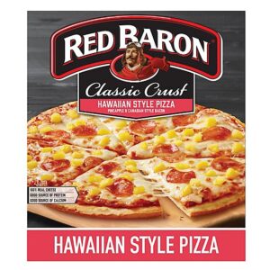 Red Baron Hawaiian Style Classic Crust Frozen Pizza, 20.5 Oz - 20.5 OZ