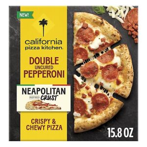 California Pizza Kitchen Double Uncured Pepperoni Neapolitan Crust Frozen Pizza Box, 15.8 Oz - 15.8 OZ
