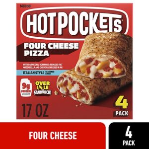 Hot Pockets Four Cheese Pizza, 17 Oz - 17 OZ