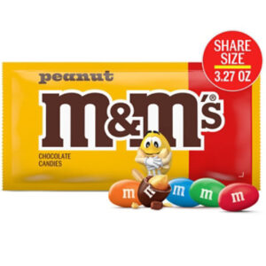 M&M'S Peanut Milk Chocolate Candy Sharing Size - 3.27 Oz