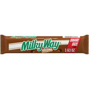Milky Way Milk Chocolate 2-To-Go Candy Bar Sharing Size 3.63 Oz