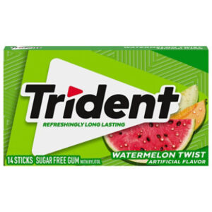 Trident Gum Sugarfree with Xylitol Watermelon Twist - 18 Count