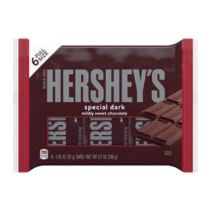 Hershey's Special Dark Chocolate Candy Bars - 6-1.55 Oz