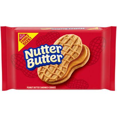 Nutter Butter Peanut Butter Sandwich Cookies Family Size - 16 Oz