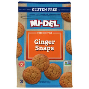 MI-DEL Cookies Ginger Snaps Swedish Style - 8 Oz