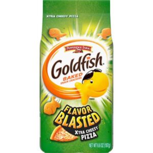 Goldfish Flavor Blasted Xtra Cheesy Pizza Crackers - 6.6 Oz