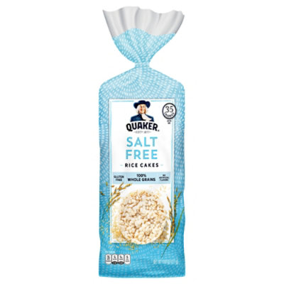 Quaker Rice Cakes Salt Free - 4.47 Oz