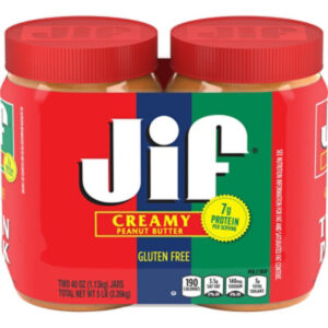 Jif Peanut Butter Creamy Twin Pack - 2-40 Oz