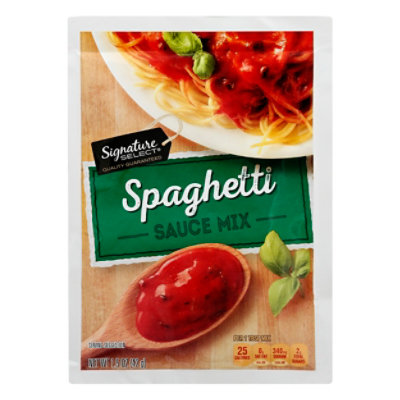 Signature SELECT Spaghetti Sauce Mix - 1.5 Oz