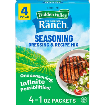 Hidden Valley Original Ranch Salad Dressing and Seasoning Mix - 4 Count