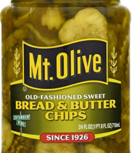 Mt. Olive Pickles Chips Bread & Butter Chips Old-Fashioned Sweet - 24 Fl. Oz.