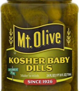 Mt. Olive Pickles Baby Kosher Dills - 24 Fl. Oz.