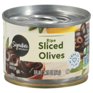 Signature SELECT Olives Sliced Ripe - 2.25 Oz