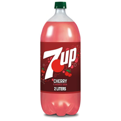 7UP Cherry Flavored Soda Bottle - 2 Liter