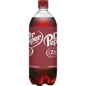 Dr Pepper Soda Bottle - 1 Liter