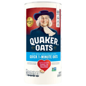 Quaker Oats Whole Grain Quick 1 Minute - 42 Oz