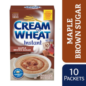 Cream of Wheat Cereal Hot Instant Maple Brown Sugar - 10 Count