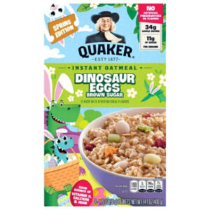 Quaker Oatmeal Instant Dinosaur Eggs Brown Sugar - 8-1.76 Oz