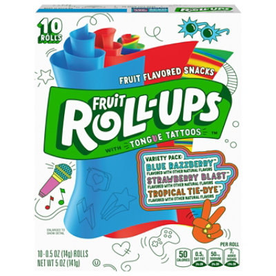 Fruit Roll-Ups Fruit Flavored Snacks Variety Pack - 10-0.5 Oz