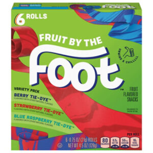 Fruit by the Foot Fruit Flavored Snacks Variety Pack - 6-0.75 Oz