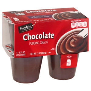 Signature SELECT Chocolate Pudding Snack - 4-3.25 Oz