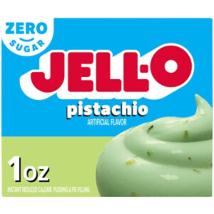 Jell-O Pistachio Artificially Flavored Zero Sugar Instant Reduced Calorie Pudding & Pie Filling Mix - 1 Oz