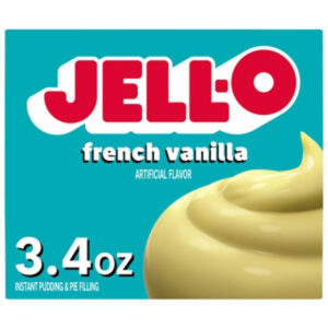 Jell-O French Vanilla Artificially Flavored Instant Pudding & Pie Filling Mix - 3.4 Oz
