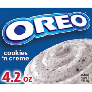Jell-O Oreo Cookies 'n Creme Instant Pudding & Pie Filling Mix - 4.2 Oz