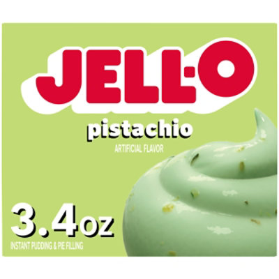 Jell-O Pistachio Artificially Flavored Instant Pudding & Pie Filling Mix - 3.4 Oz.