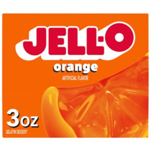 Jell-O Orange Artificially Flavored Gelatin Dessert Mix - 3 Oz