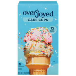 Overjoyed/Signature Select Cake Cups Lightly Sweetened 12 Count - 1.75 Oz