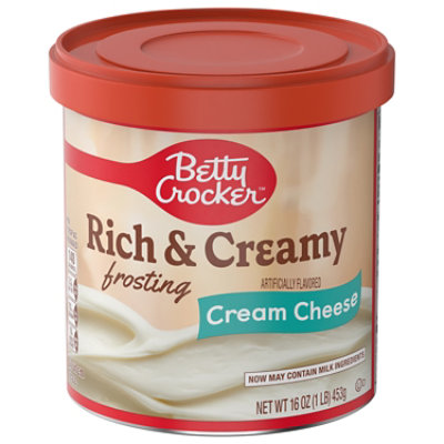 Betty Crocker Frosting Rich & Creamy Cream Cheese - 16 Oz