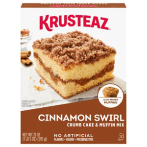 Krusteaz Cinnamon Swirl Crumb Cake & Muffin Mix - 21 Oz