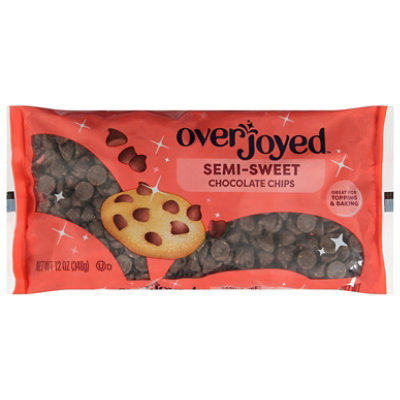 Overjoyed Chocolate Chips Semi-Sweet - 12 Oz