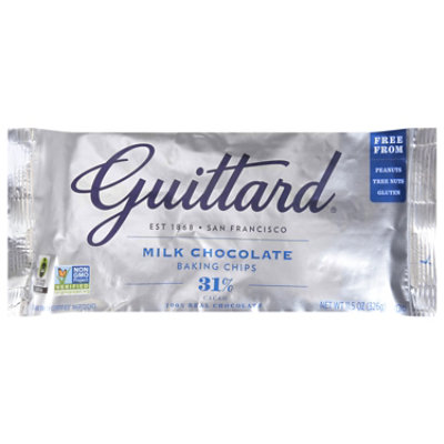 Guittard Baking Chips Milk Chocolate 31% Cacao - 11.5 Oz