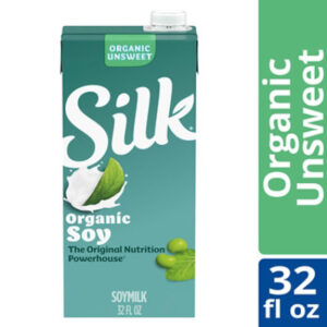 Silk Organic Shelf-Stable Unsweetened Soy Milk - 32 Fl. Oz.